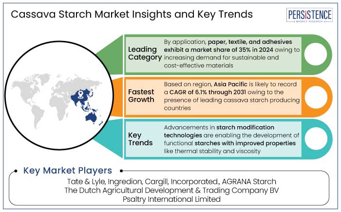 cassava starch market insights and key trends