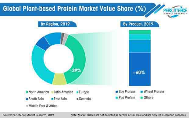 global plant based protein market value share